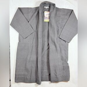 NWT Maiwa One Size Handwoven Natural Dye Naya Collection Nila Coat Jacket